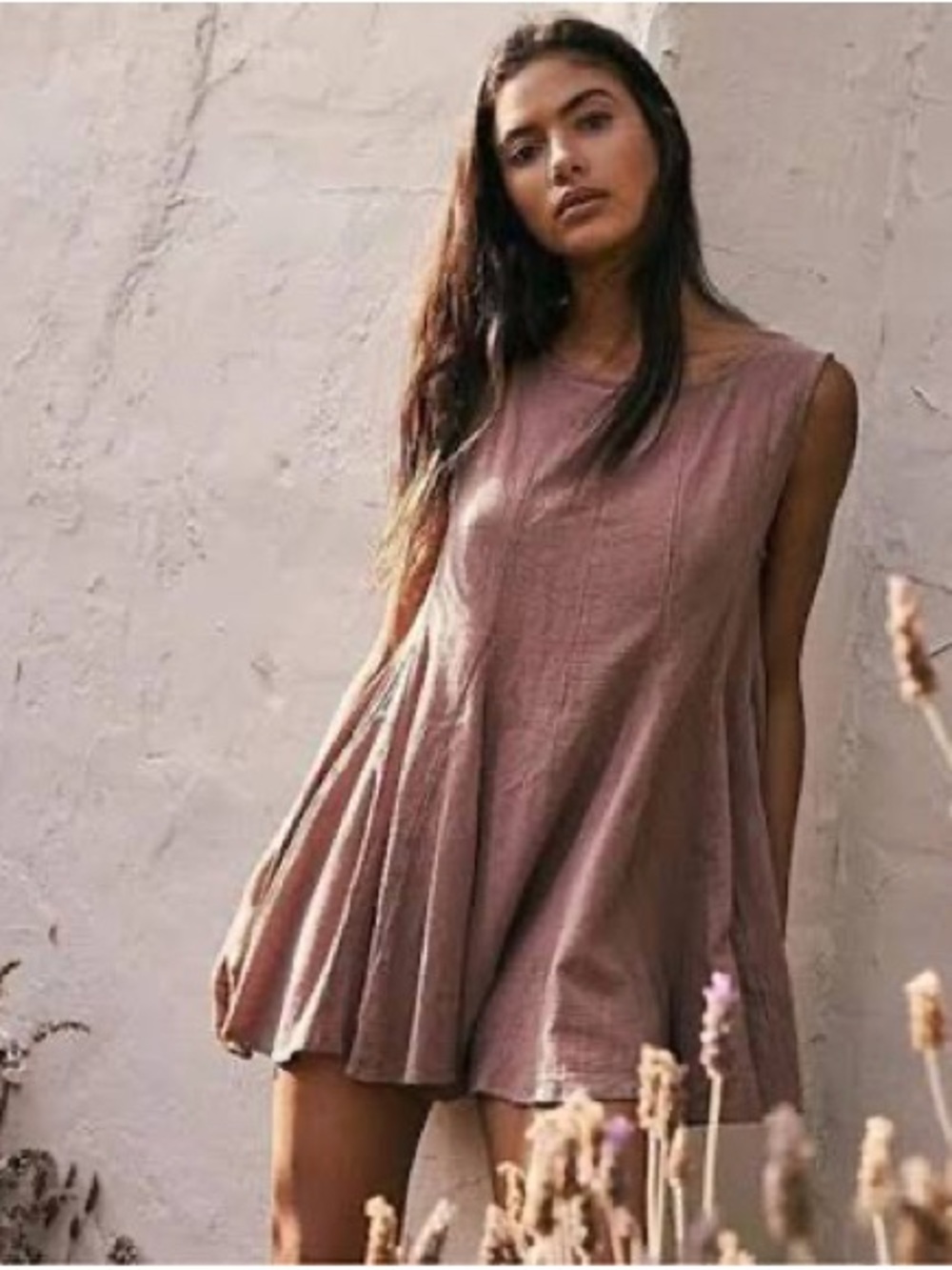 Free People Just For You Romper Elderberry Tea Purple Size M